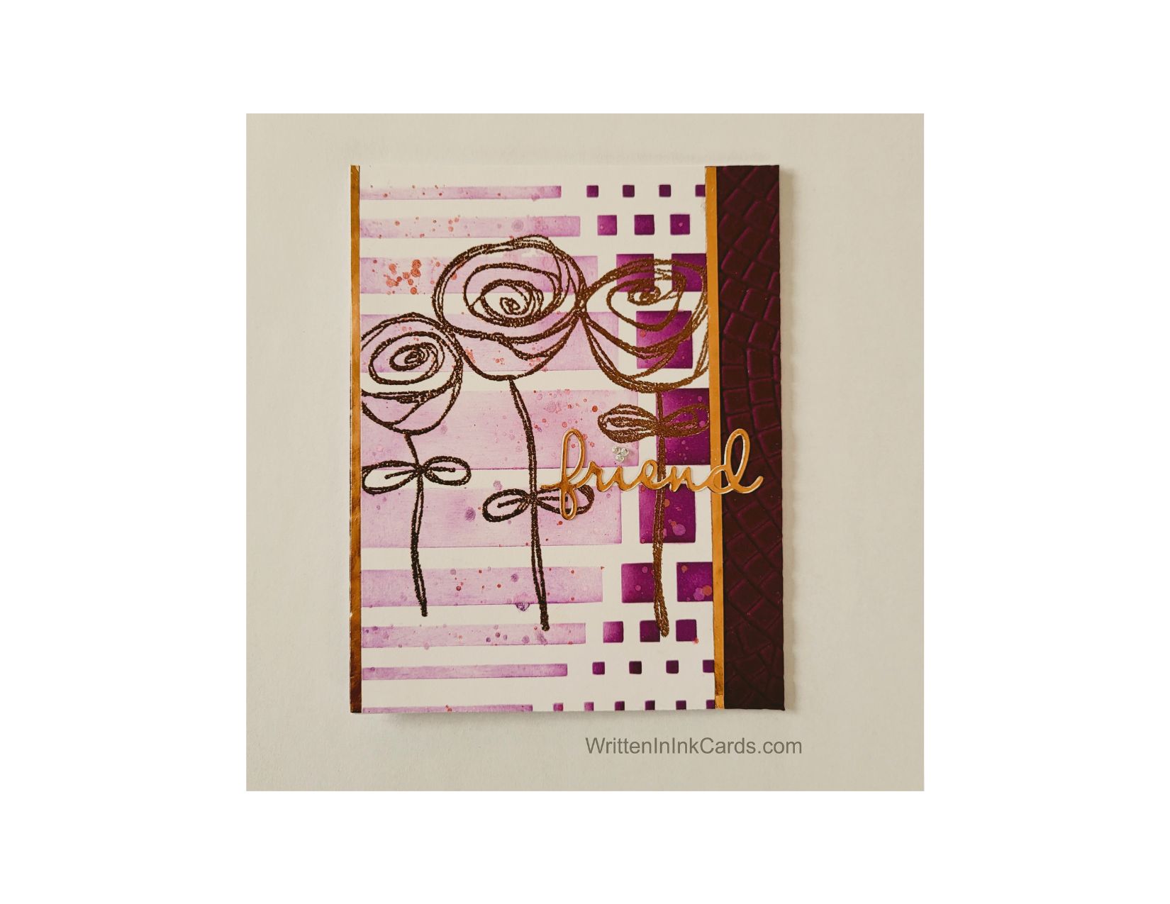 Unique Floral Card Tutorial for Crafters