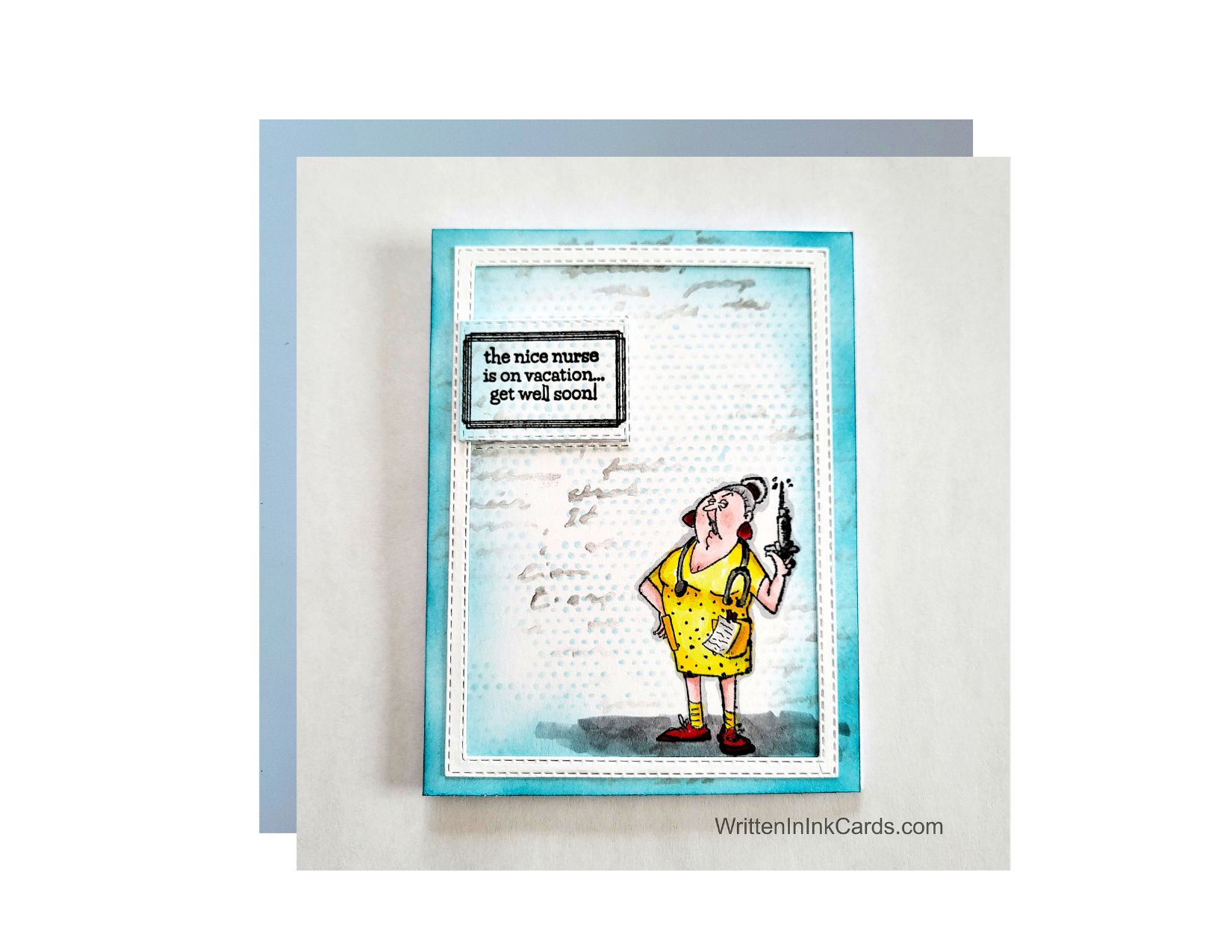 Share a smile with a DIY  Cheeky Get Well Card