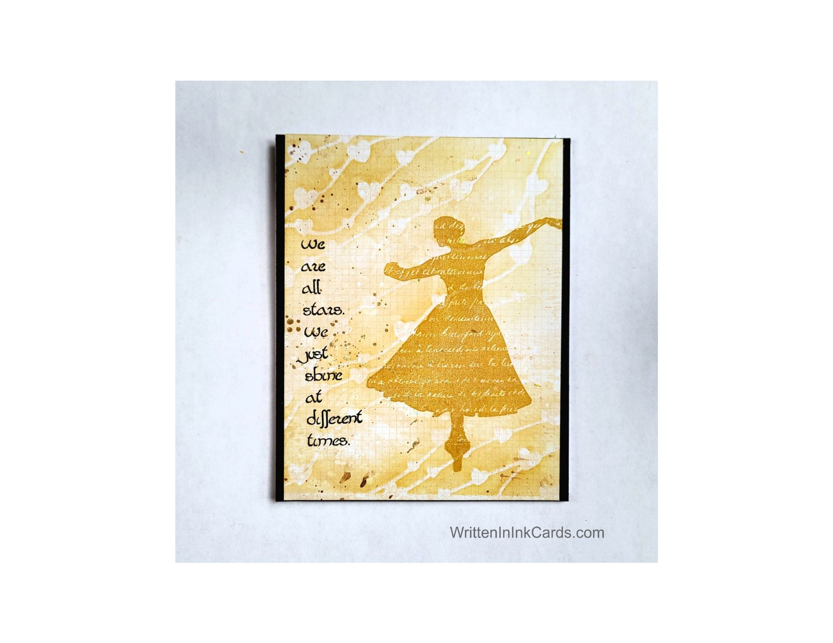 A (quick & easy) gorgeous, inspirational handmade card.