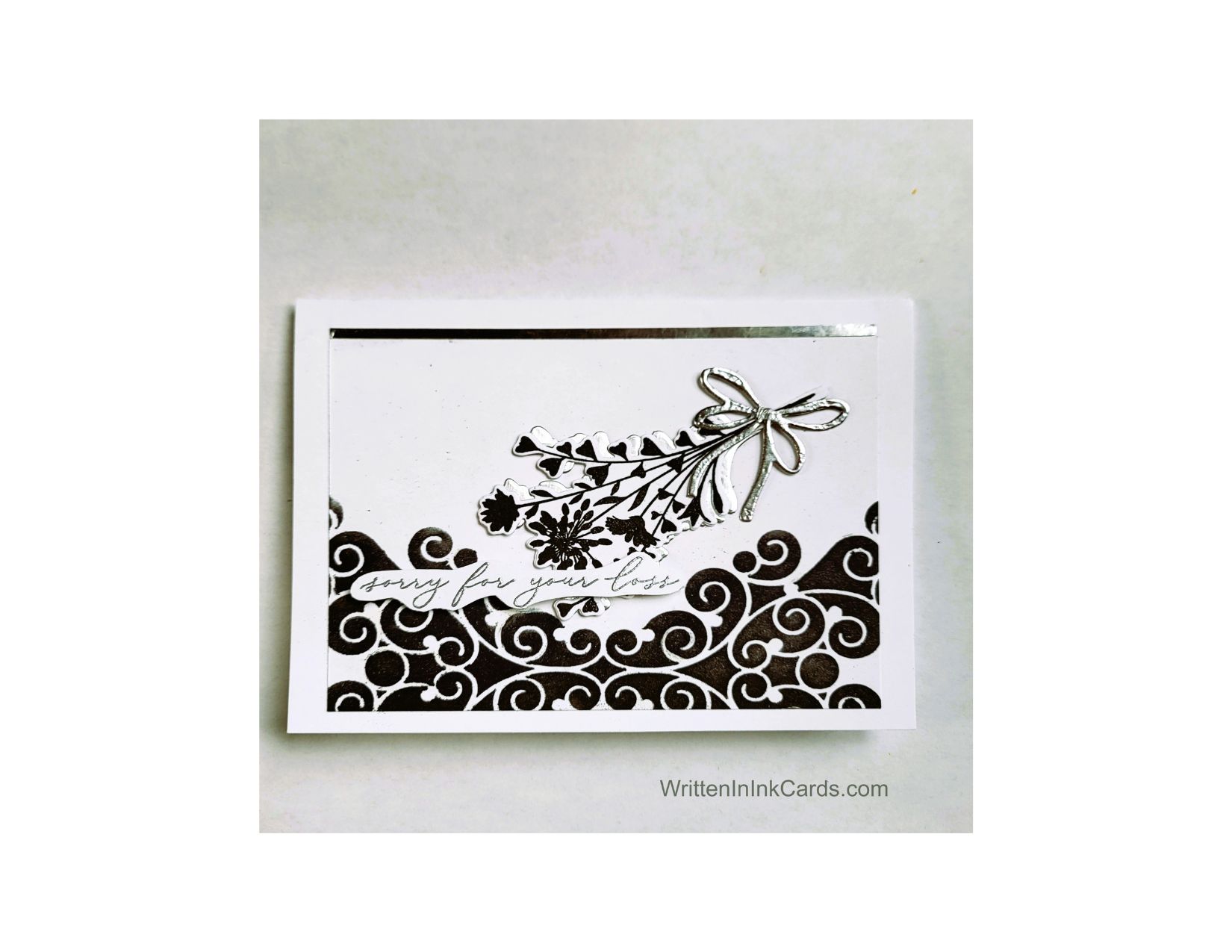 Show your love,
 create  an elegant sympathy card