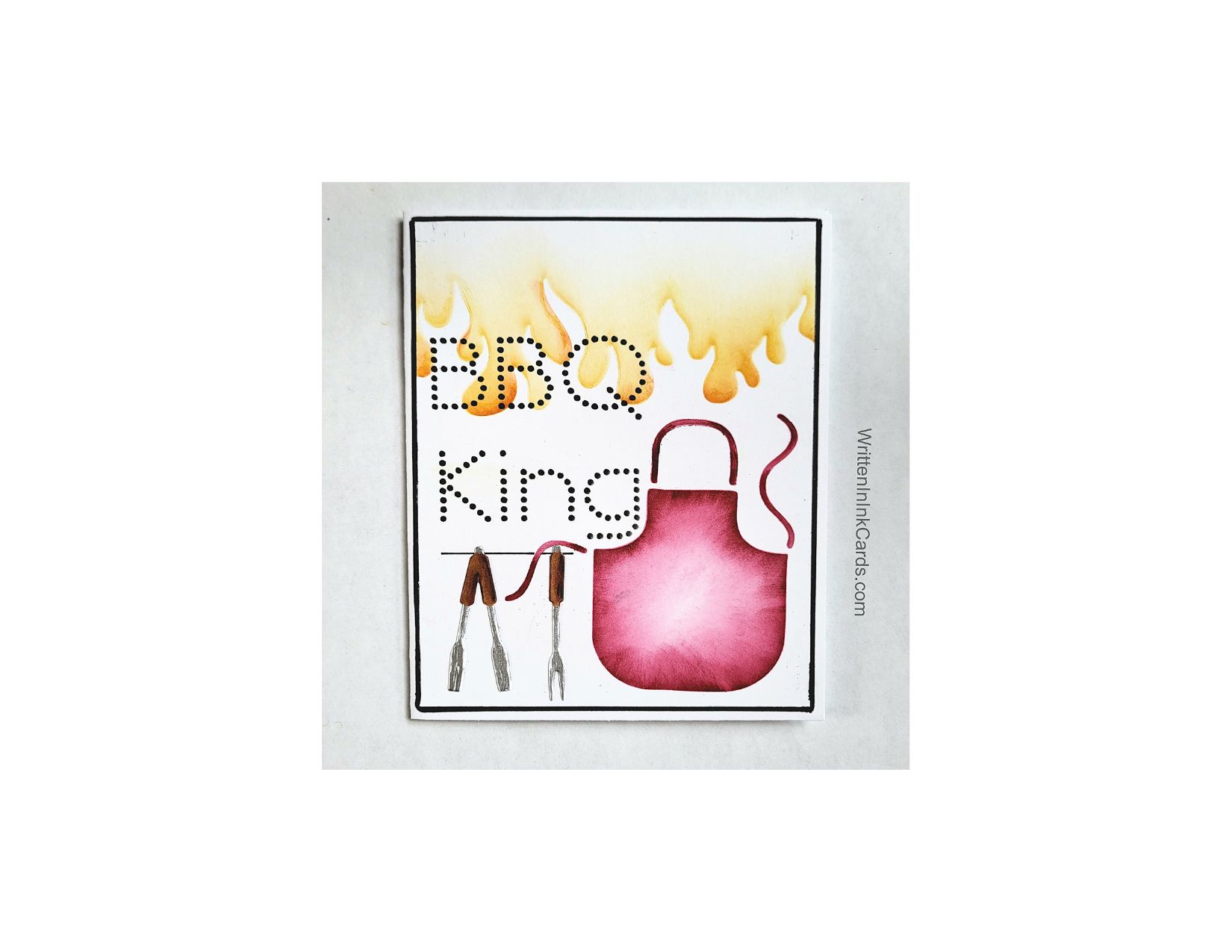 Celebrating the King of the Cookout with a DIY card