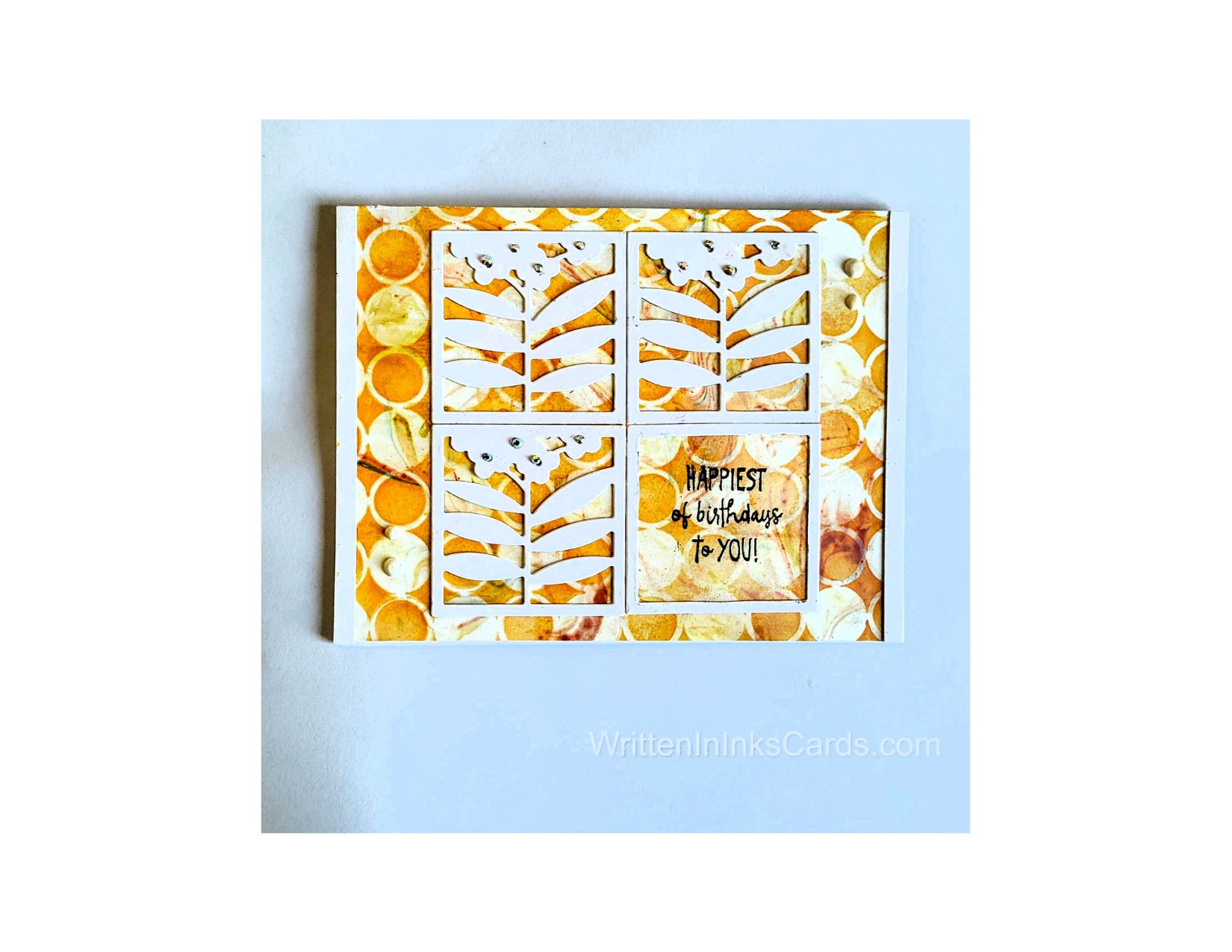 3 out of 4: make a fun DIY card