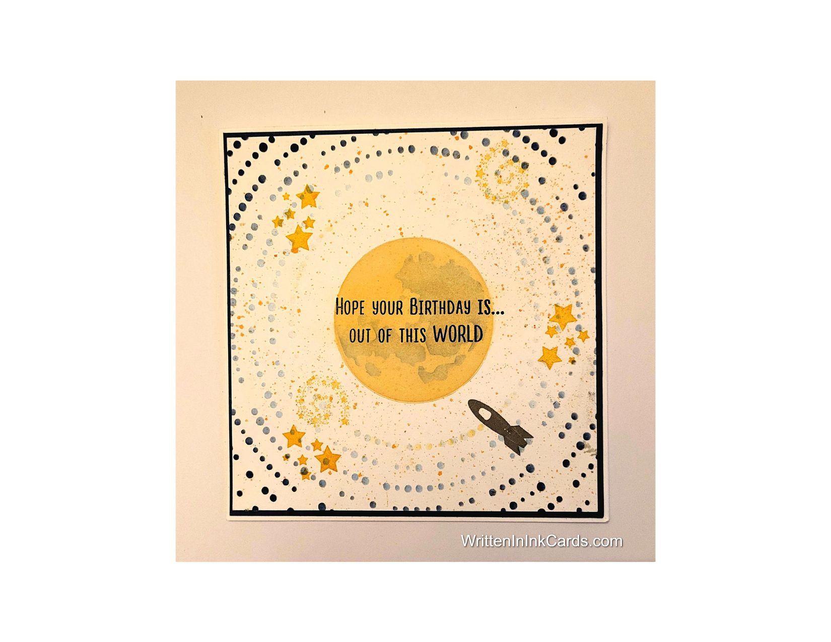 Create a stellar birthday card that is Out of this WORLD