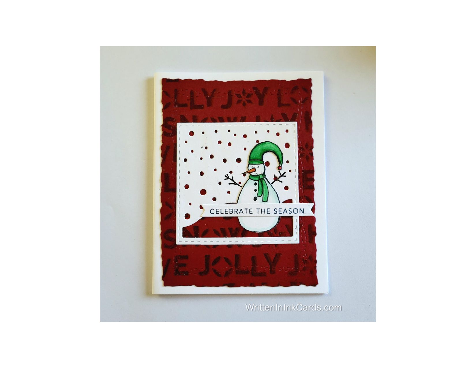 Create Your Own Snowman Card with Easy Techniques