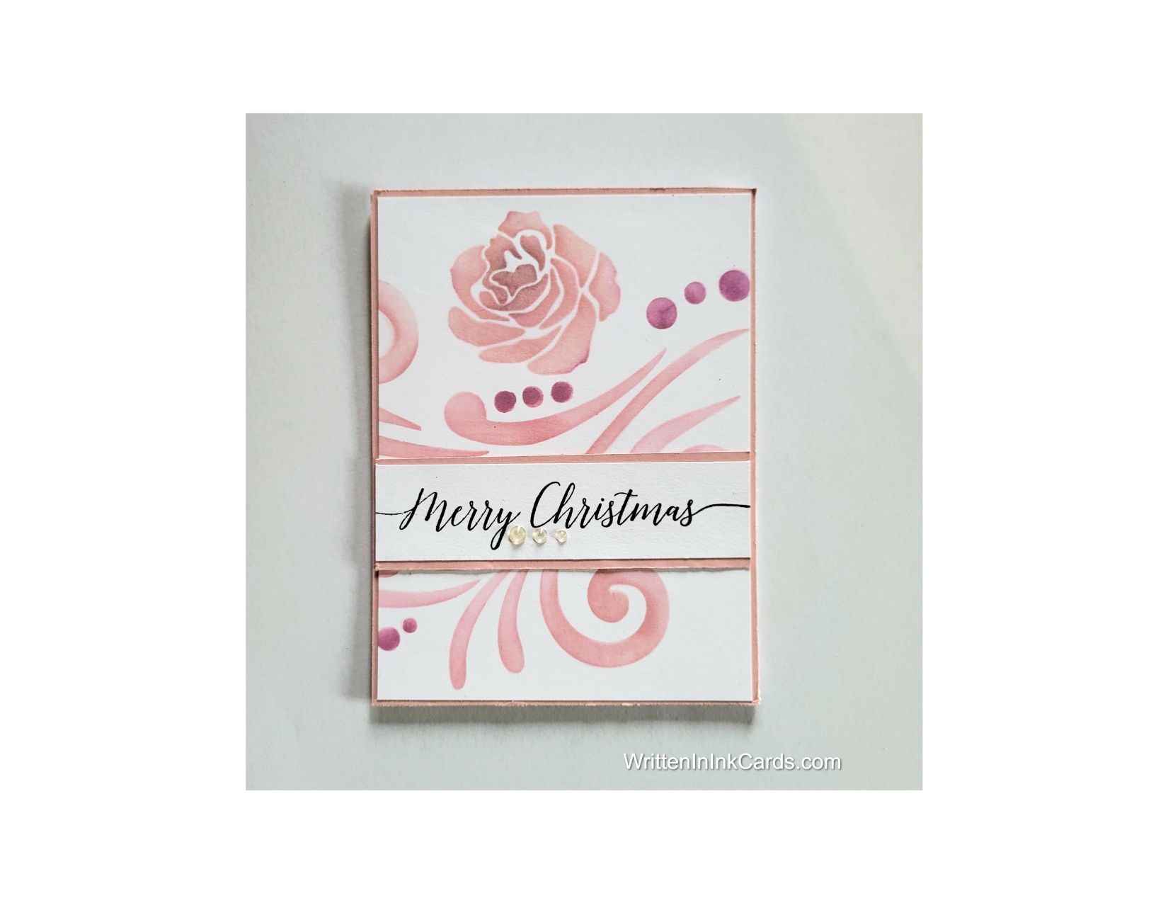 Crafting a Unique Christmas Card with Non-Traditional Colors