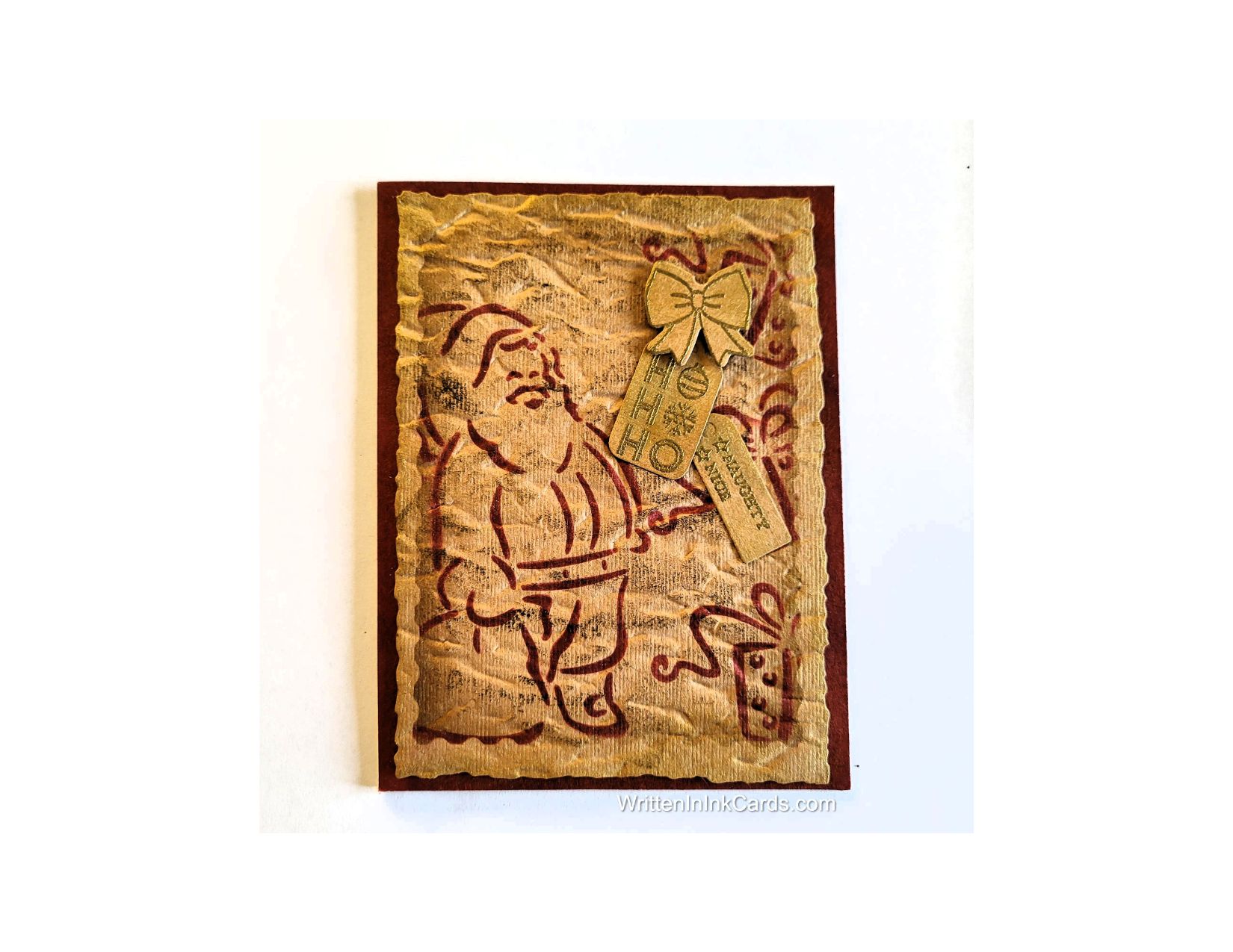 Make a Retro Christmas Card with Vintage Design