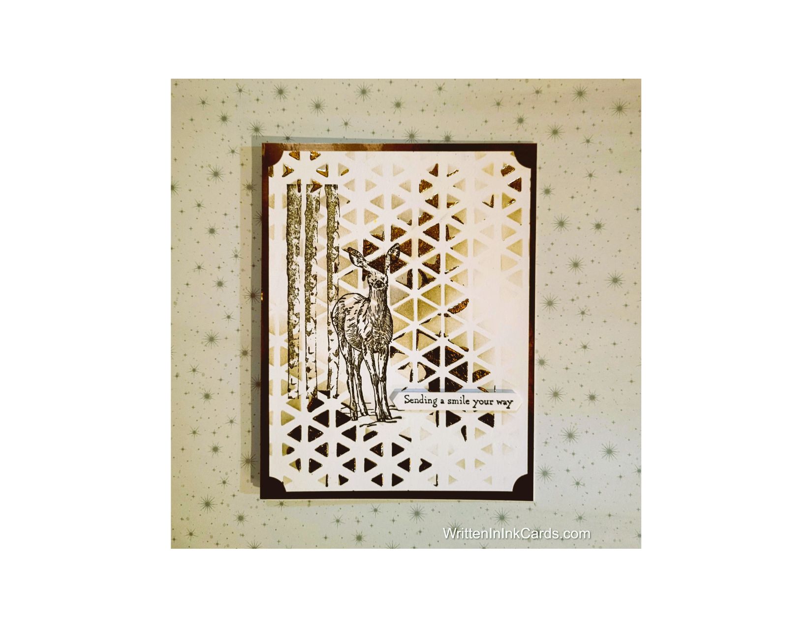 Using Foil and Ink Techniques for Cards for beautiful results