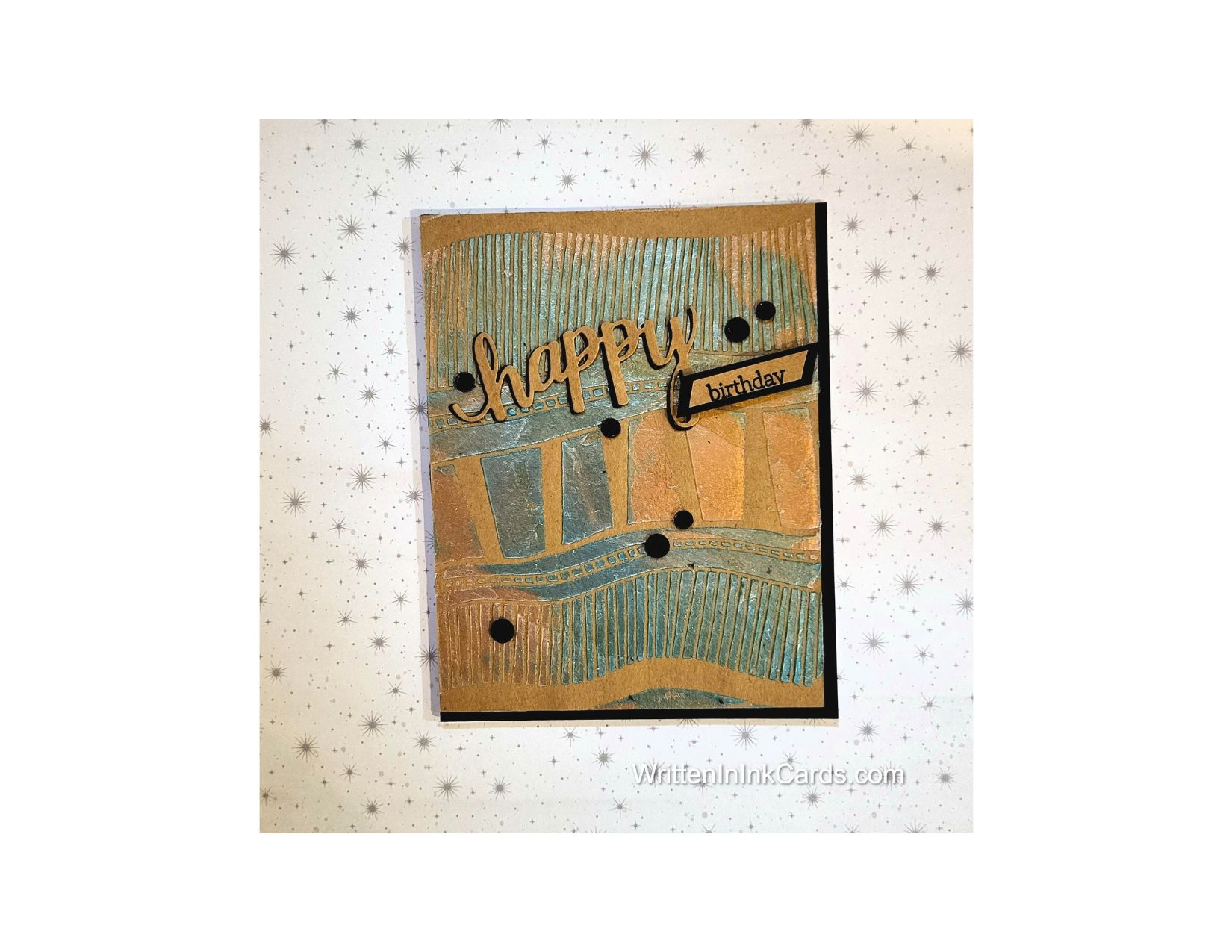 Creat Stunning Masculine Cards with a Cool Stencil