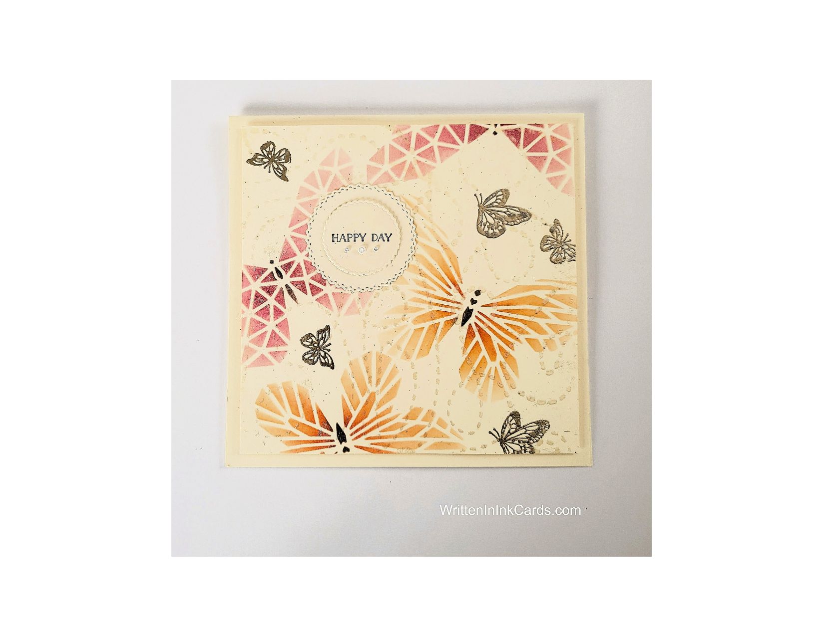 Create Stunning Cards with Butterfly Stencils and Embossing Powder