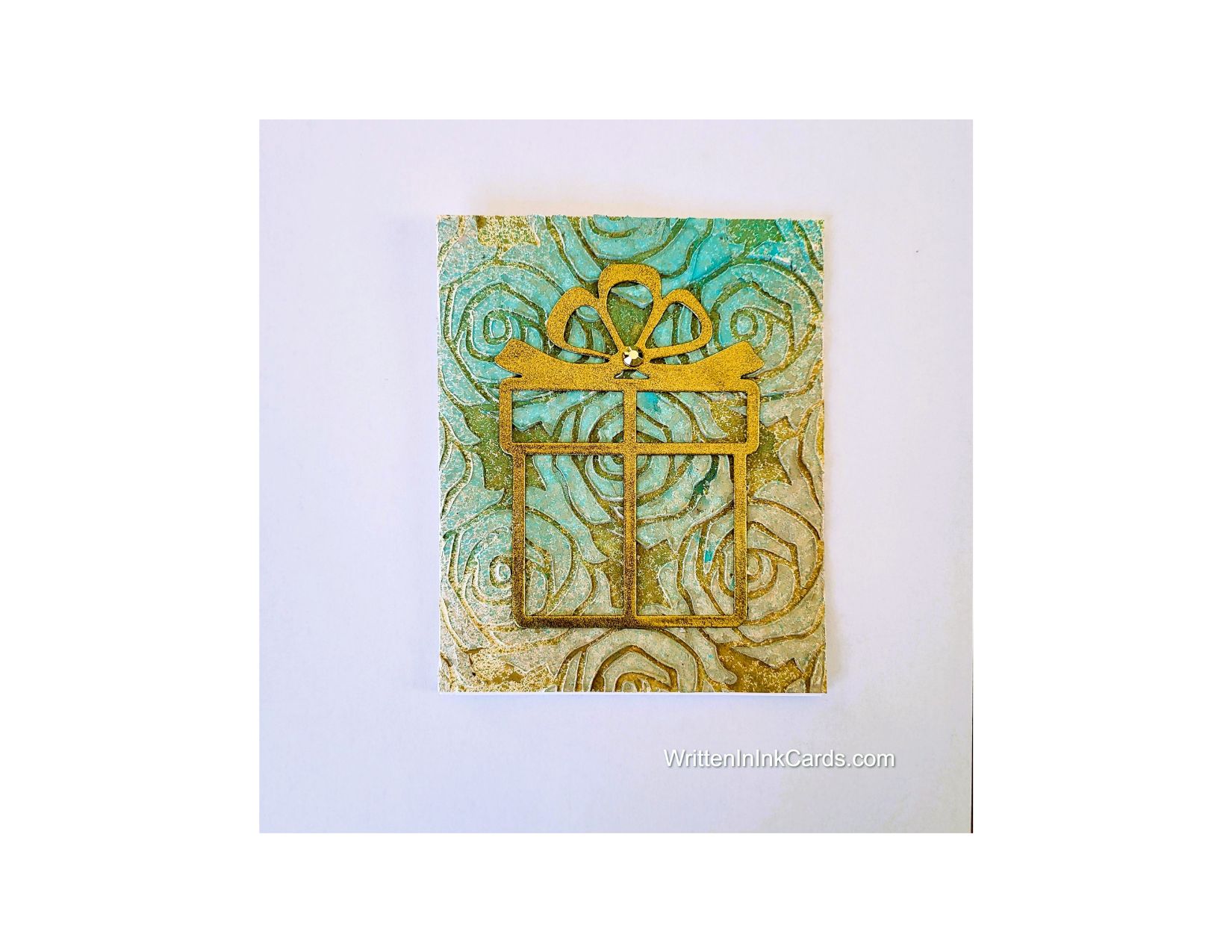 Unique Card Making:Try Using Spackle for Embossing